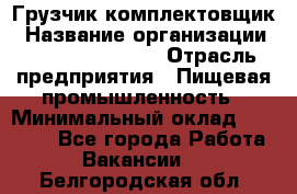 Грузчик-комплектовщик › Название организации ­ Fusion Service › Отрасль предприятия ­ Пищевая промышленность › Минимальный оклад ­ 15 000 - Все города Работа » Вакансии   . Белгородская обл.